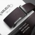 Cartelo Premium Leather Belt  Black MZD11342